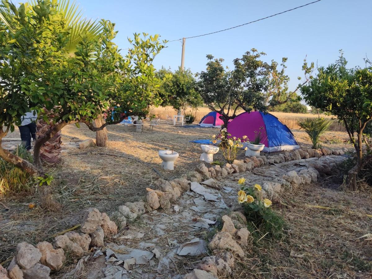 Aree Tende Presso La Casa In Campagna Di Ottavia Hotell Alezio Exteriör bild
